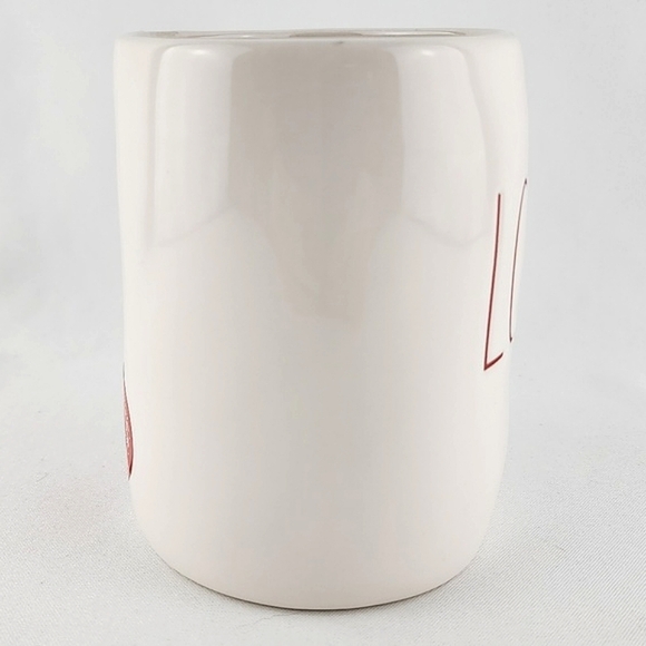 ⭐️2/ $50⭐️ Rae Dunn Artisan Collection White Coffee Tea Mug Large Letters  LOVE - Picture 5 of 11